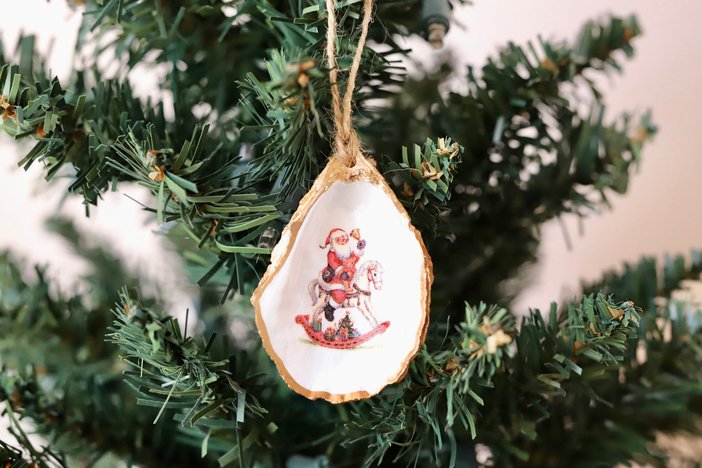 Rockin' Santa Ornament