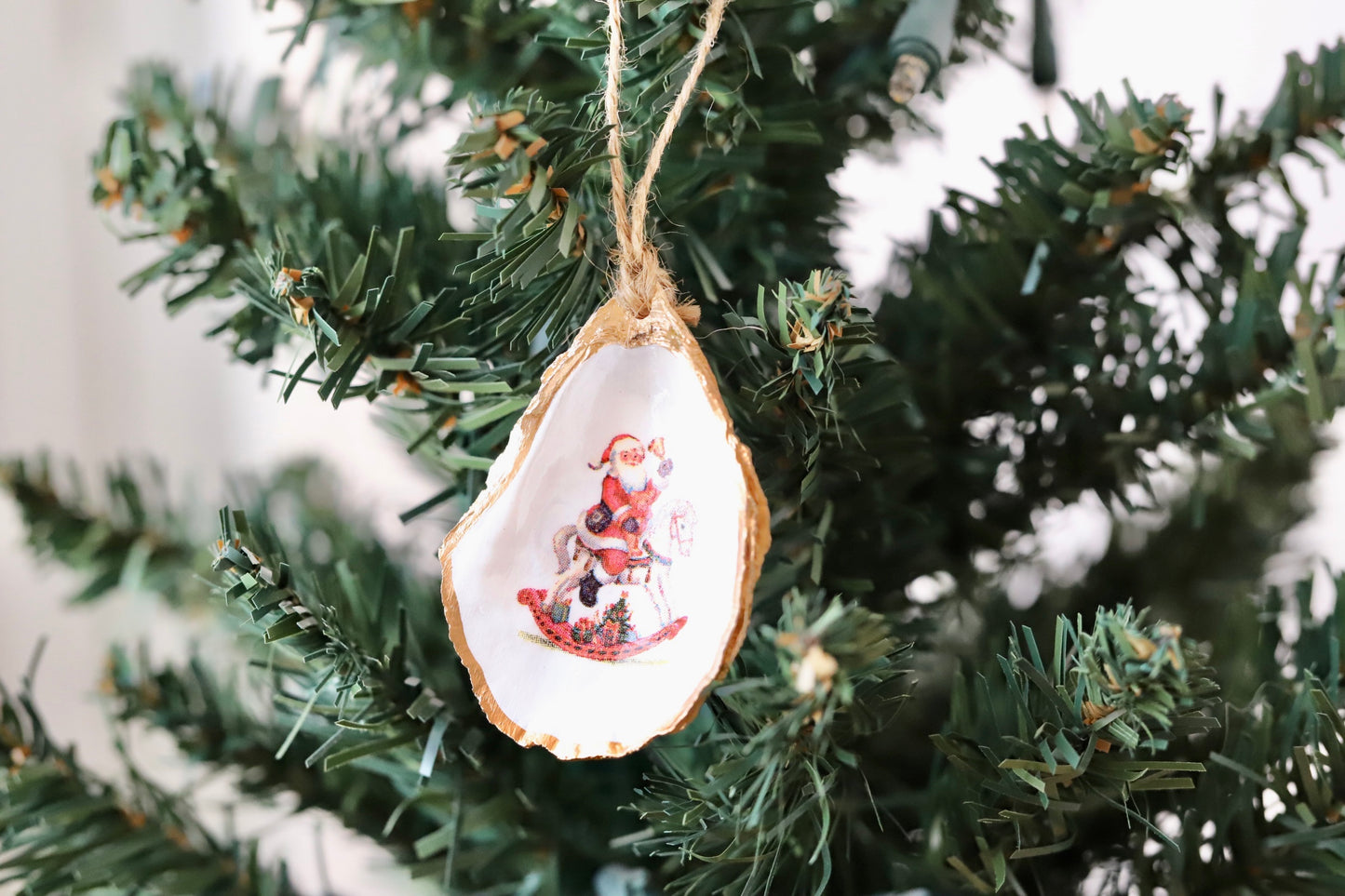 Rockin' Santa Ornament
