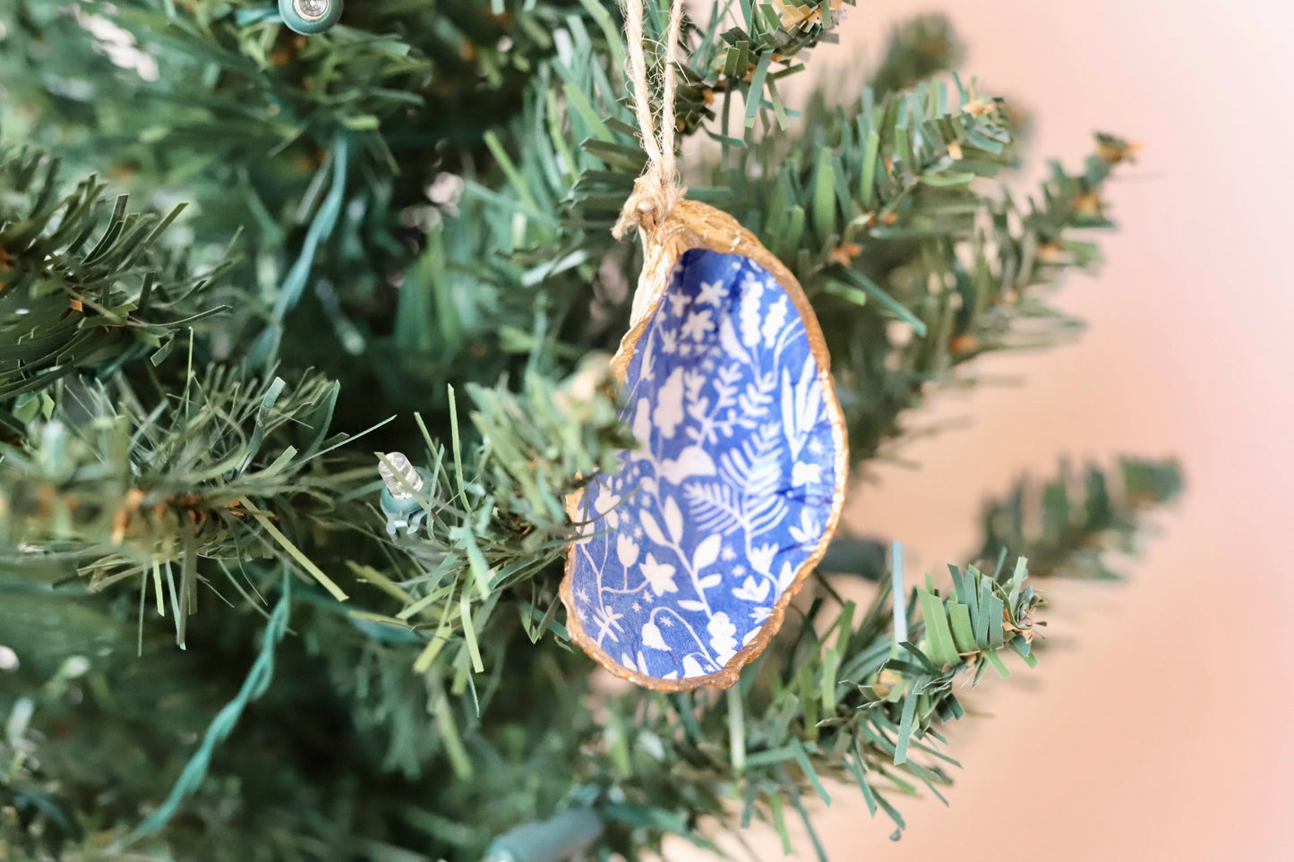 Blue Flowers Ornament