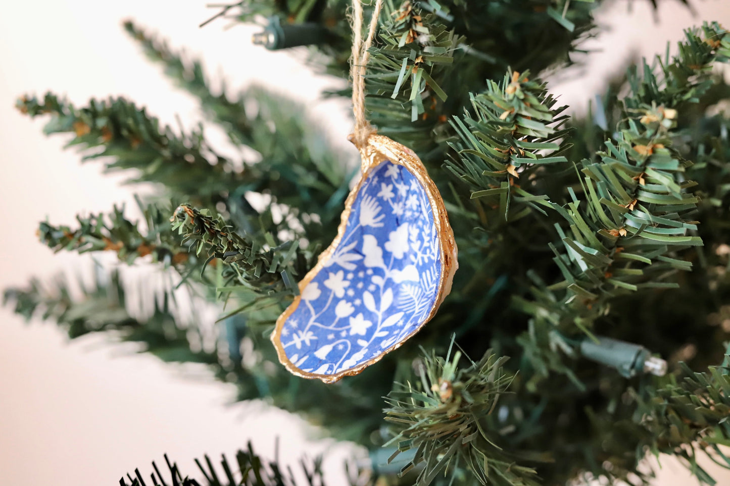 Blue Flowers Ornament