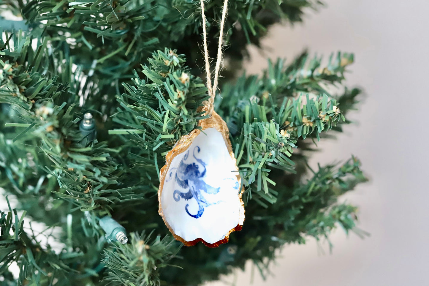 Watercolor Octopus Ornament