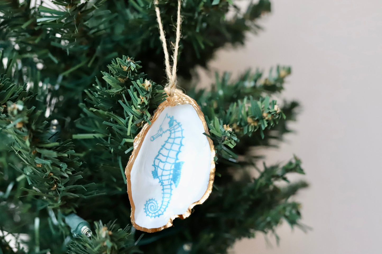 Sketched Seahorse Ornament