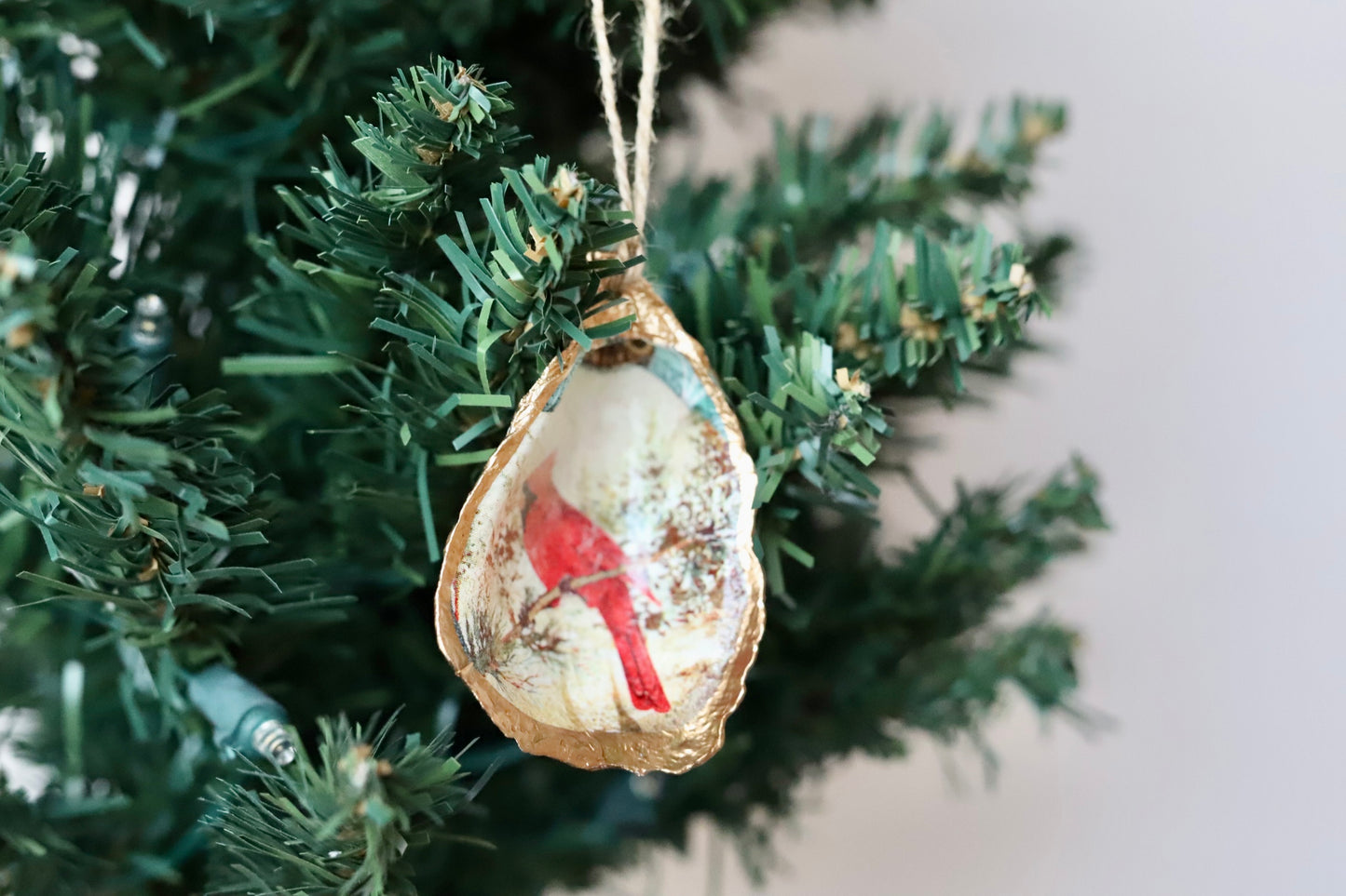 Snow Globe Cardinal Ornament