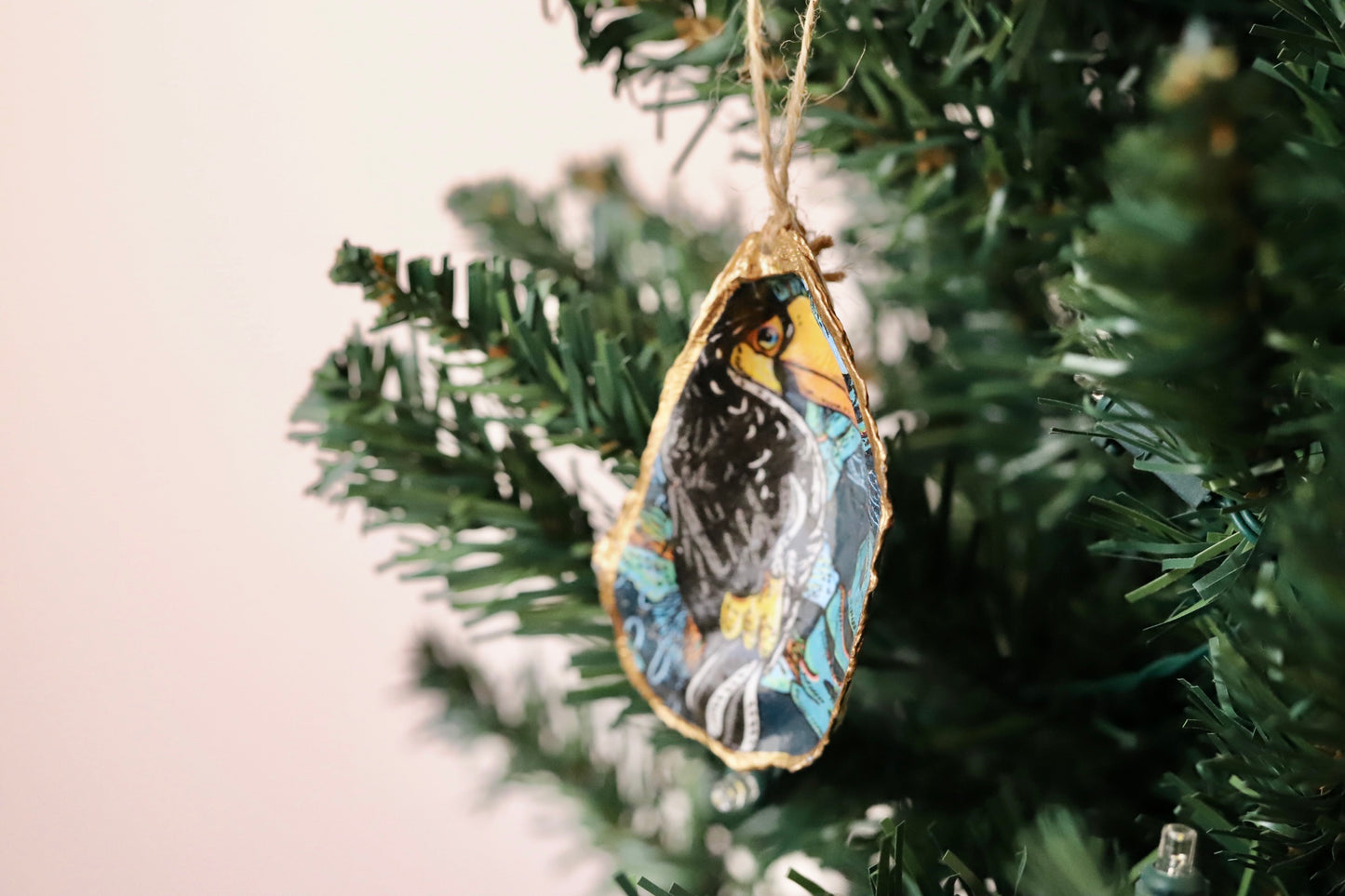 Black Toucan Ornament