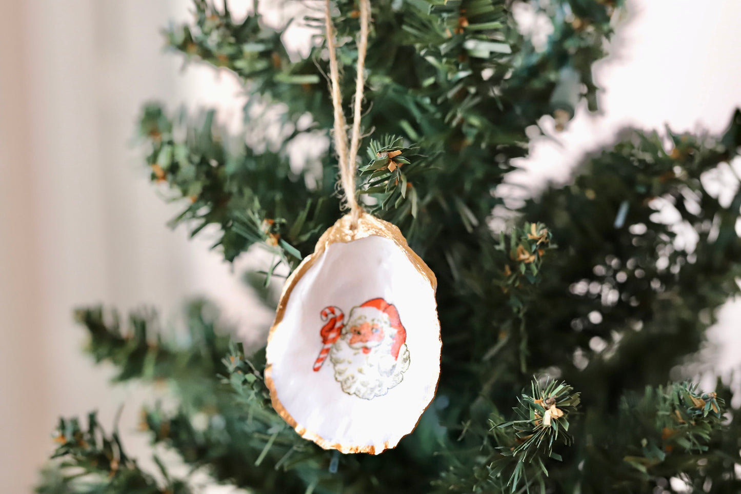 Jolly Santa Ornament