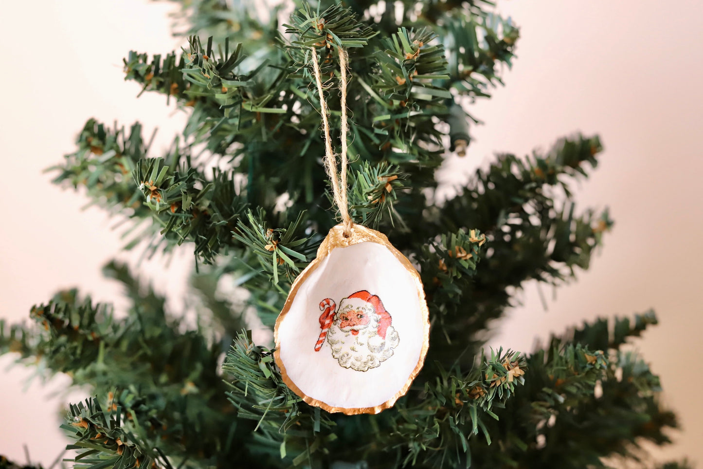 Jolly Santa Ornament