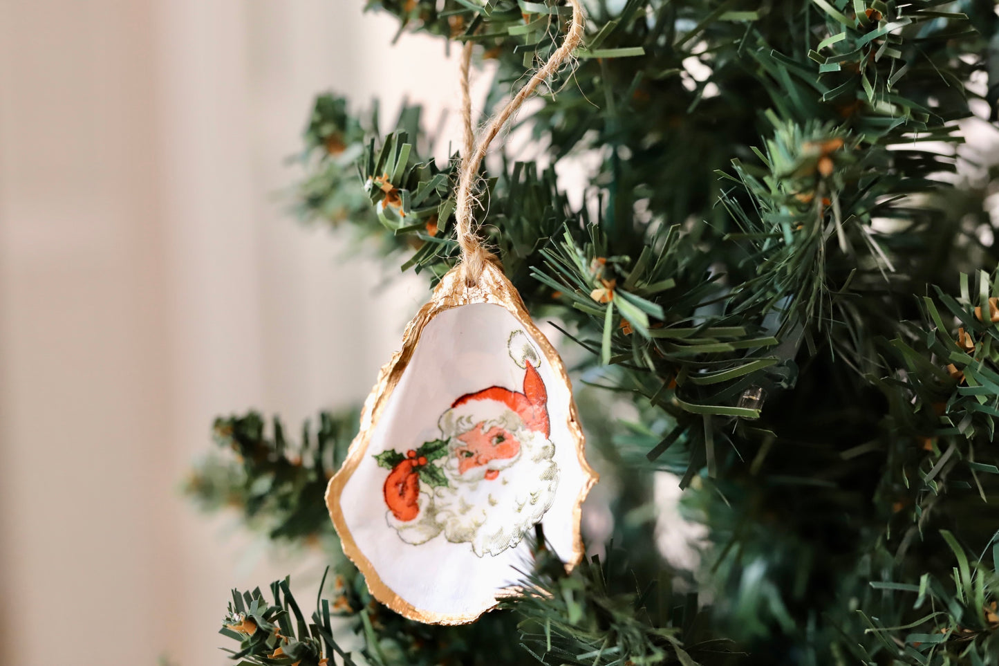 Jolly Santa Ornament
