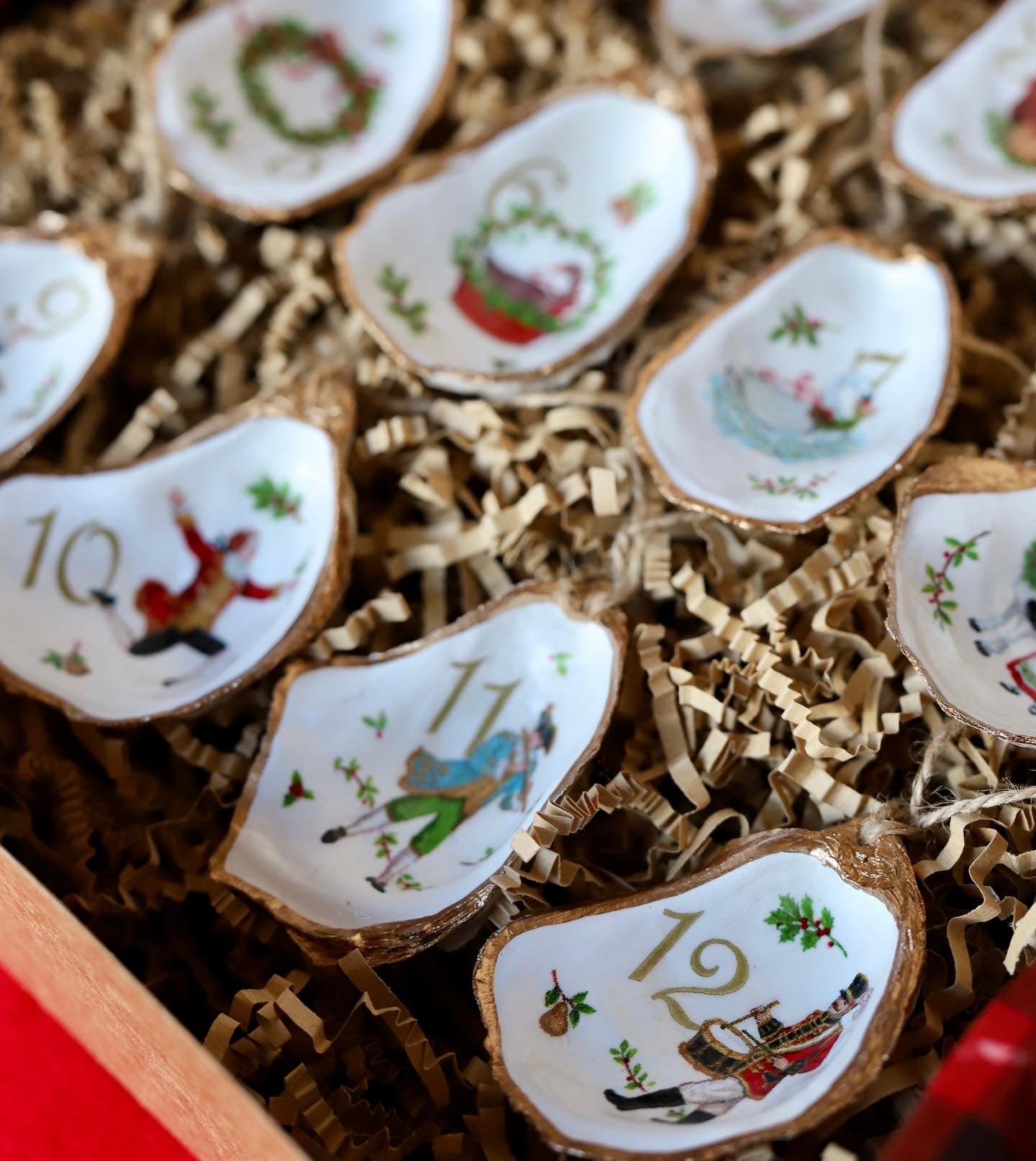 12 Days of Christmas Ornament Set