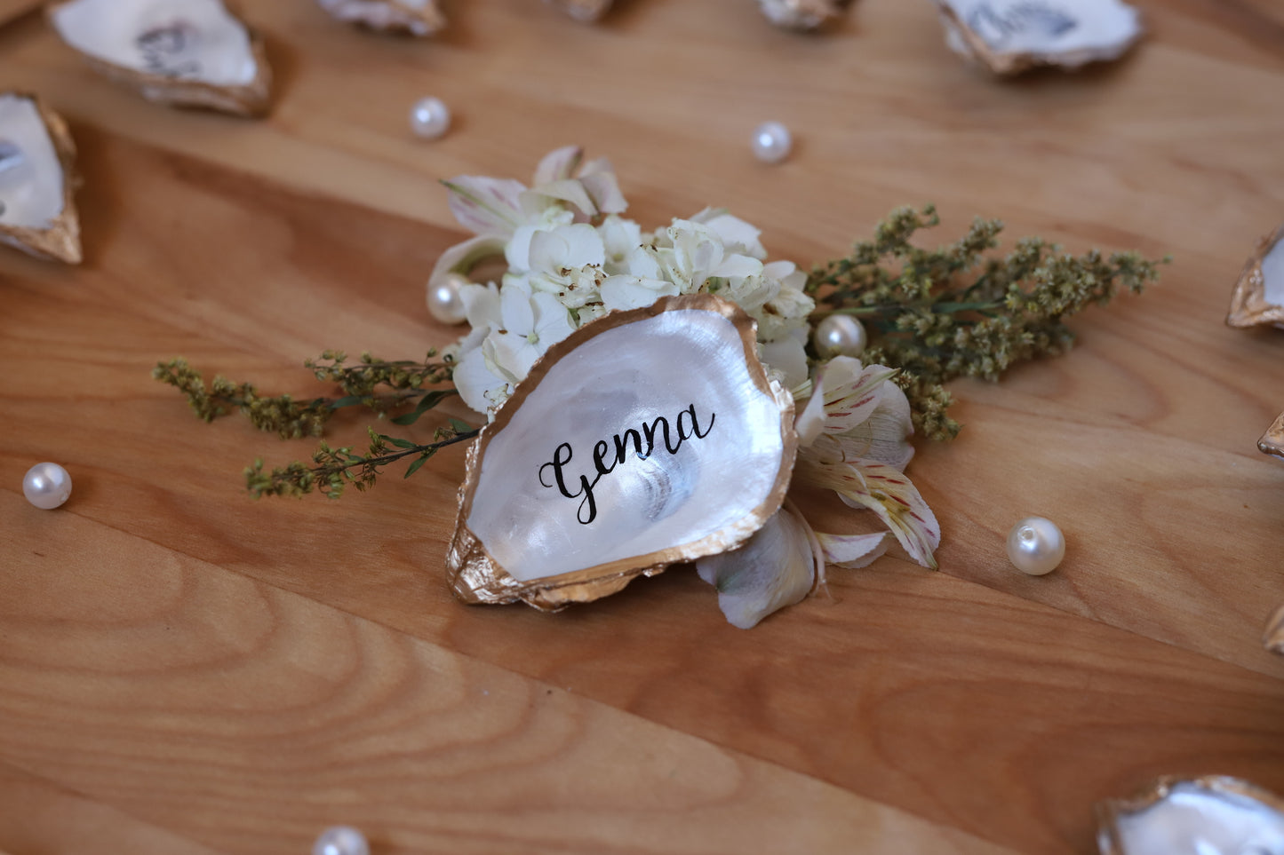 Personalized Pearl Trinket Dish