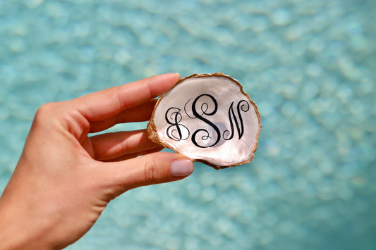 Personalized Monogram Trinket Dish