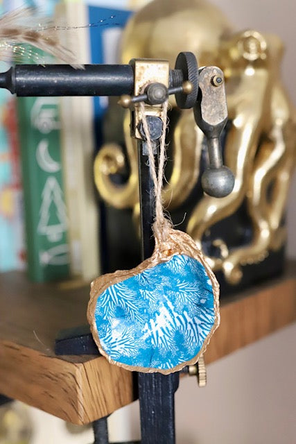 Blue Coral Ornament