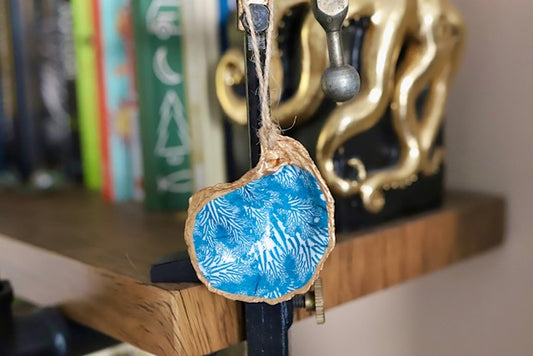 Blue Coral Ornament