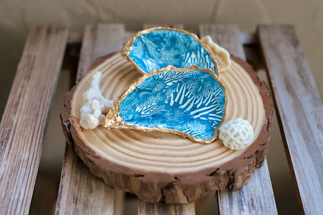 Blue Coral Trinket Dish