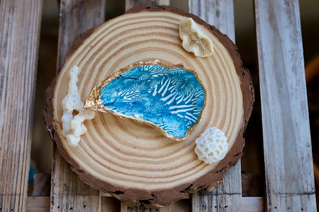 Blue Coral Trinket Dish