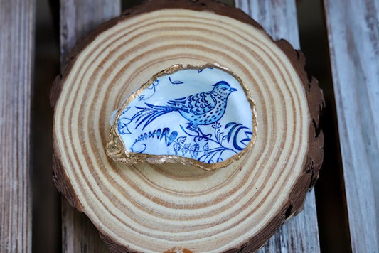 Blue Bird Trinket Dish