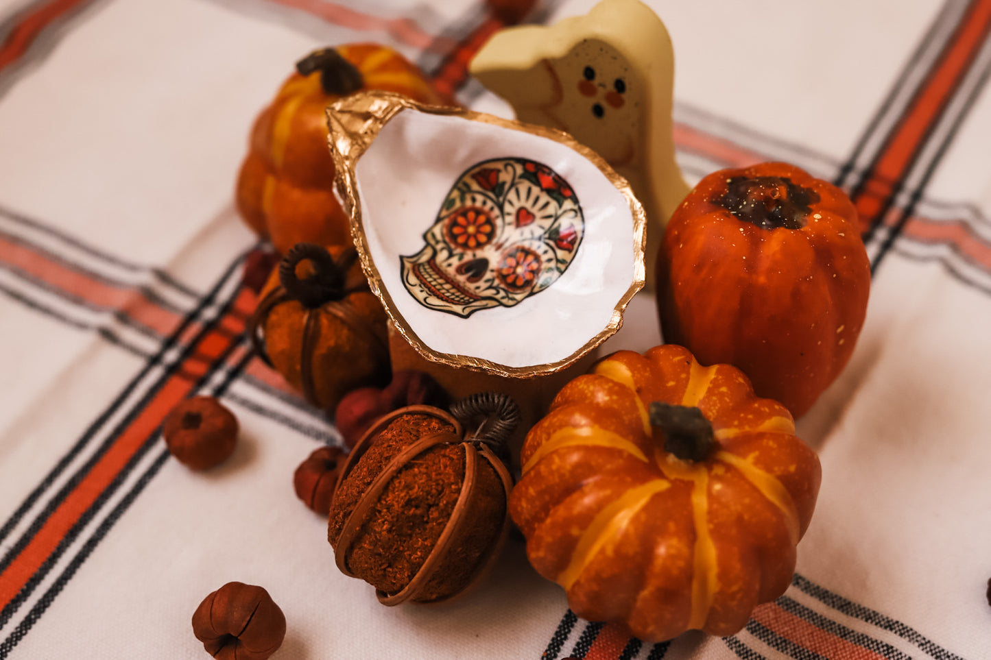 Sugar Skull Trinket Dish - Light Edition