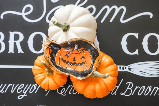 Orange Pumpkin Trinket Dish