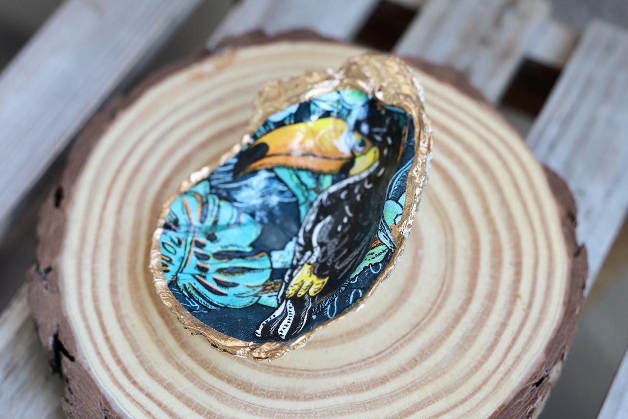 Black Toucan Trinket Dish