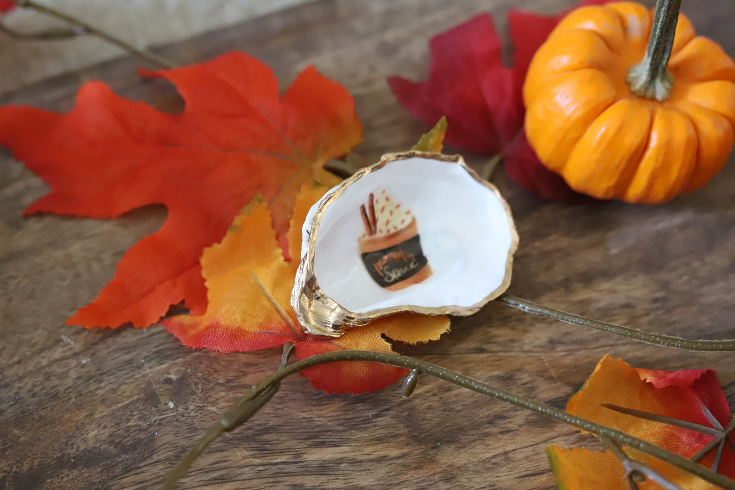 Pumpkin Spice Everything Nice Trinket Dish