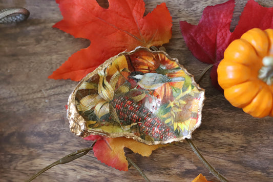 Fall Bird Trinket Dish