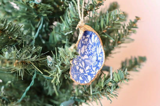 Blue Flowers Ornament