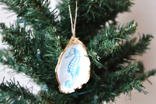 Sketched Seahorse Ornament