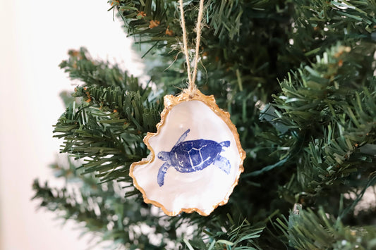 Watercolor Sea Turtle Ornament