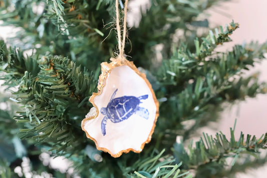 Watercolor Sea Turtle Ornament