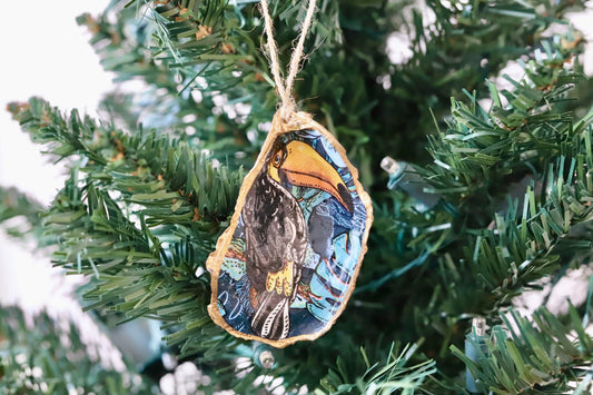 Black Toucan Ornament