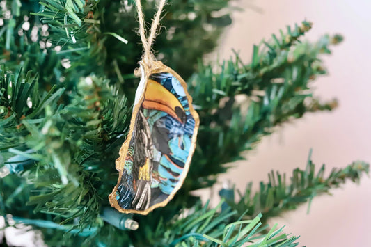 Black Toucan Ornament