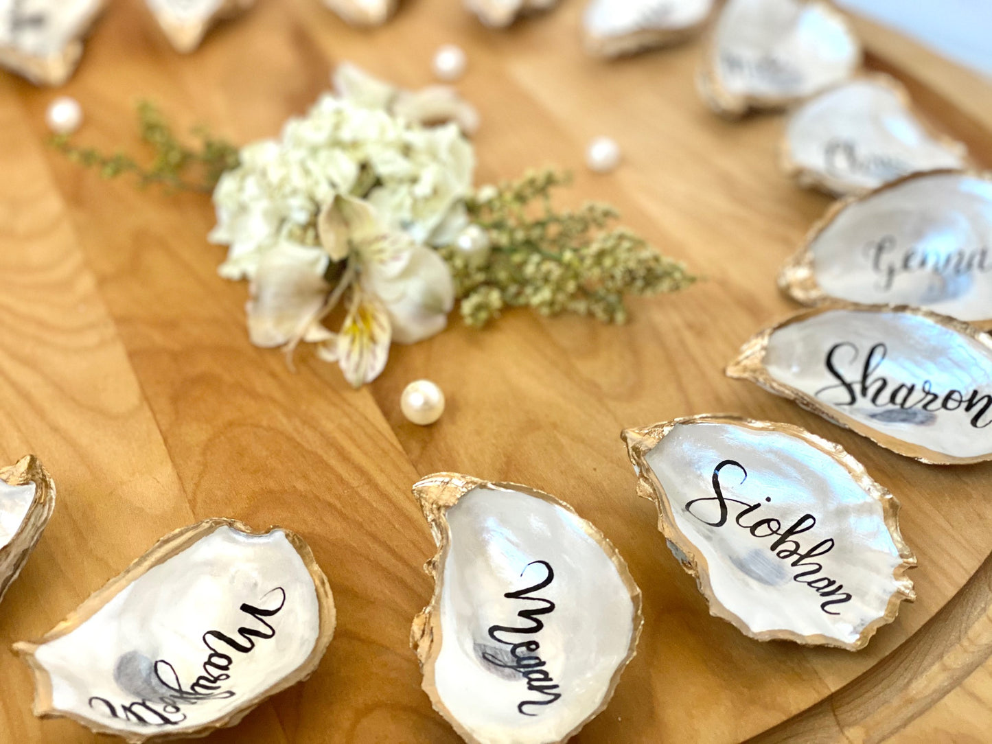 Personalized Pearl Trinket Dish