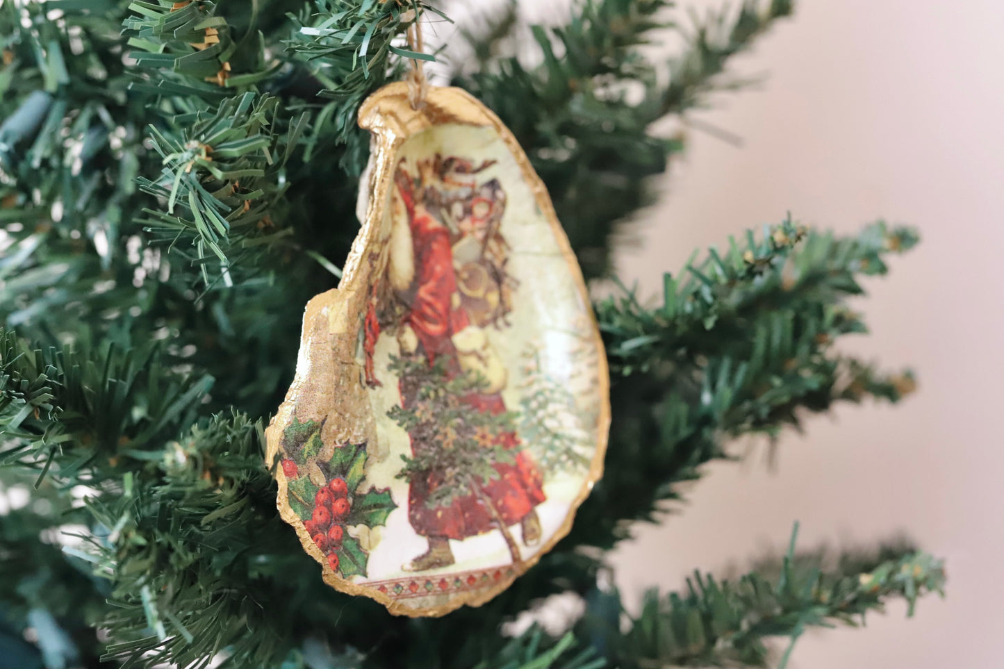 Vintage Saint Nick Ornament