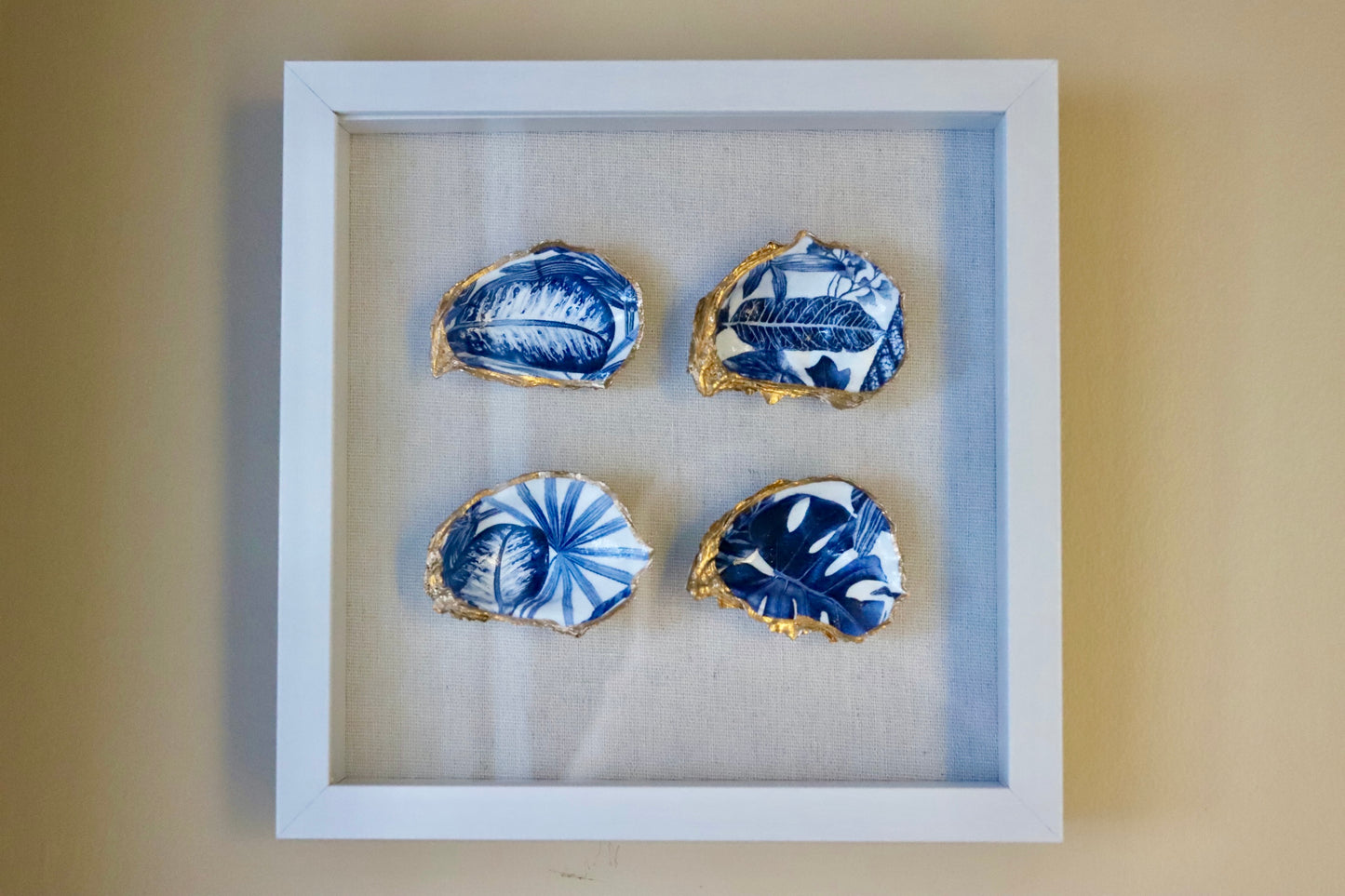 Blue Tropics x 4 Shadow Box